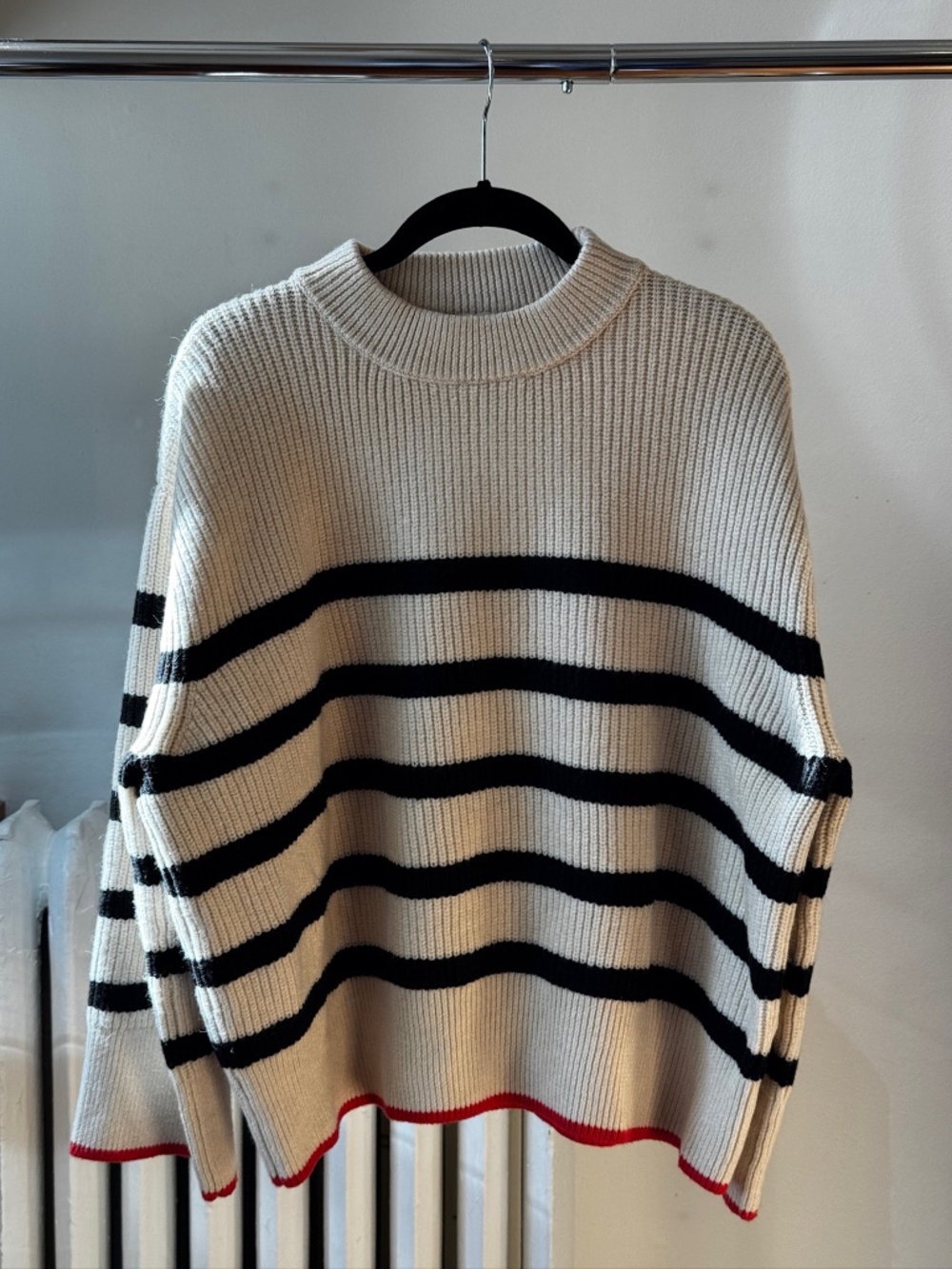 Zara Knit Strip Detailed Sweater